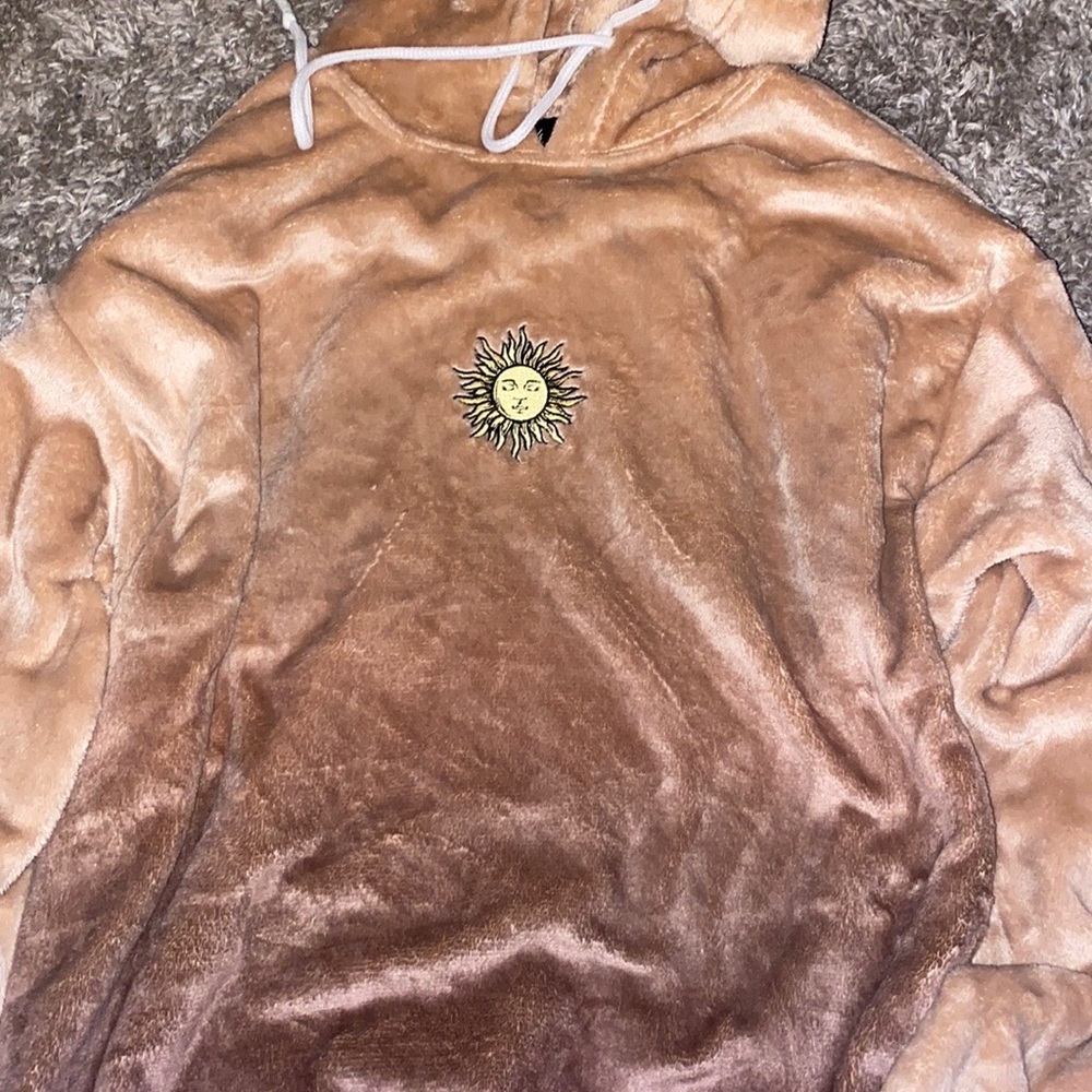 Brown velvet texture with a little sun on it| couldn’t fit no more but I love it
